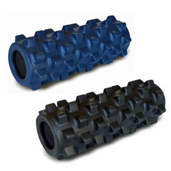 Open Box RumbleRoller Compact X-Firm Black – Deep Tissue Foam Roller for Recovery