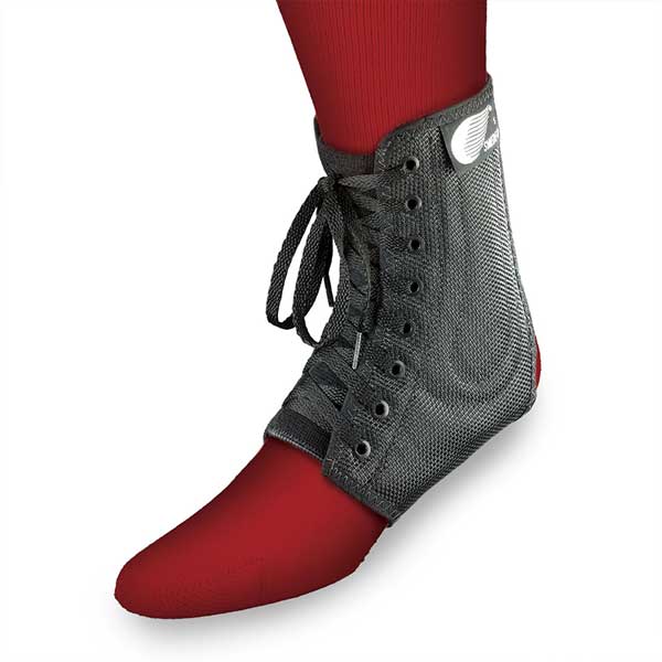 Open Box Lace-up Ankle Brace (Black) - Small | Ultimate Ankle Support & Injury Recovery Solution