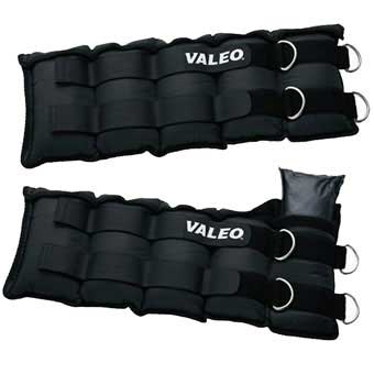 Valeo Adjustable Ankle/Wrist Weights-20 lbs.