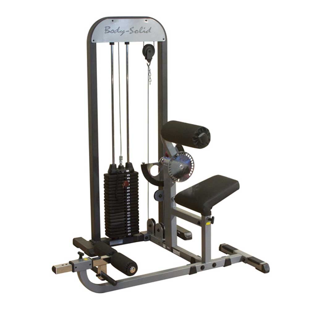 Body Solid - Pro Select Ab/Back Selectorized 210LB Stack