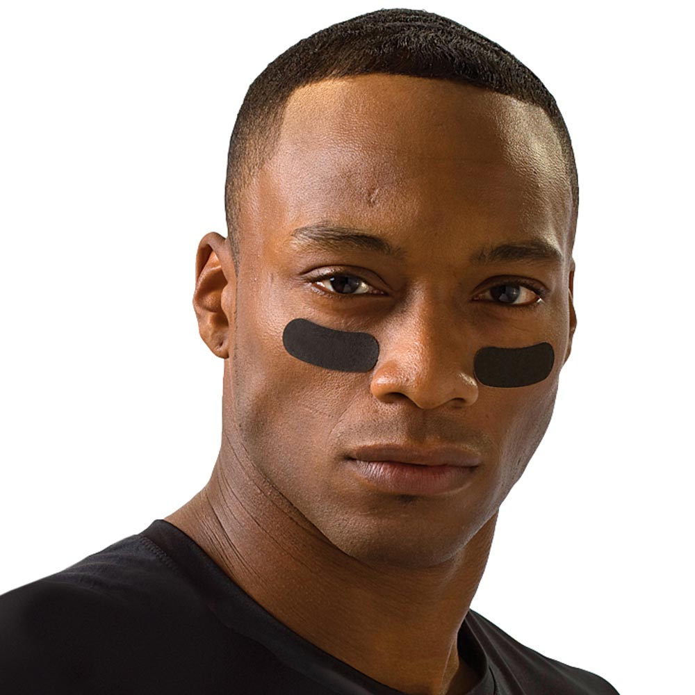 Mueller No Glare Glare-Reducing Strips – Boost Focus & Visibility on the Field - (1 Pair)