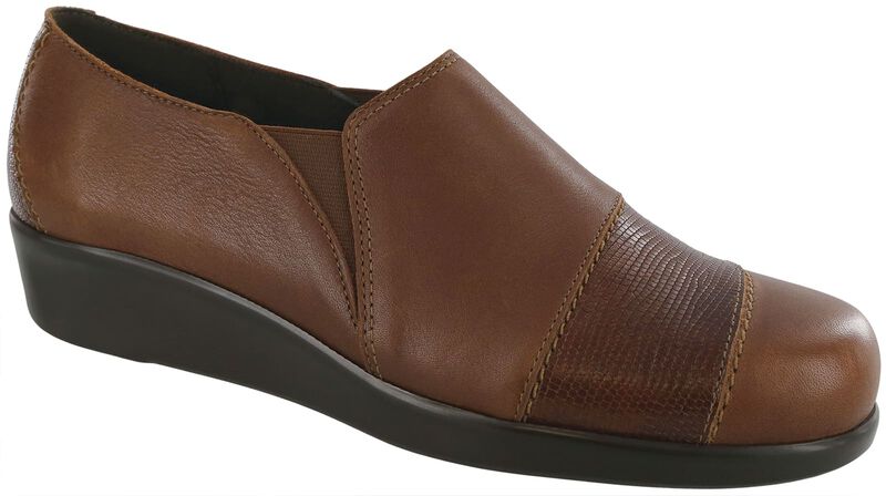 SAS Women's Nora Slip On Loafer Footwear - Auburn / Lizard