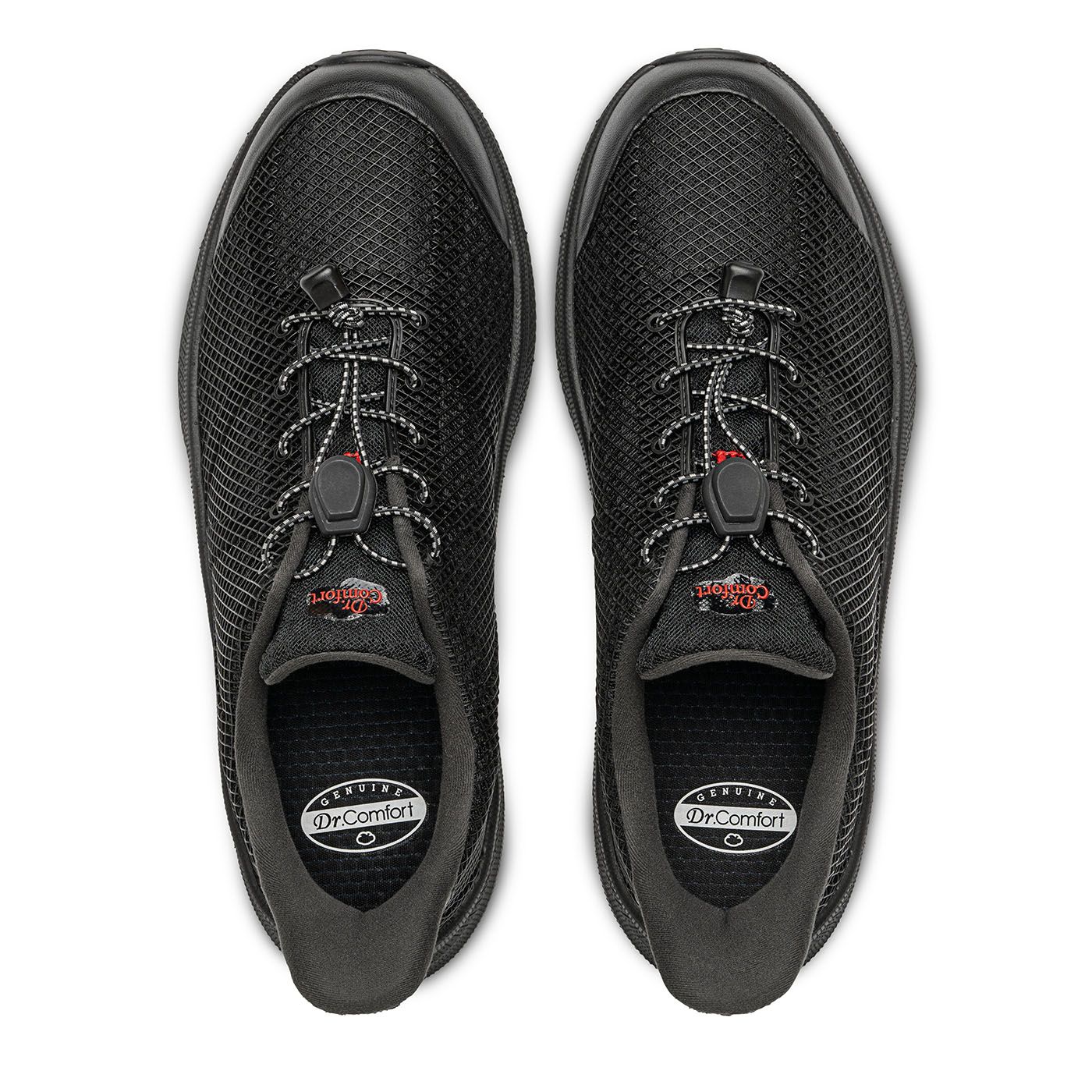Dr Comfort Men’s Jay Hands-Free Footwear - Black - Comfortable, Hands-Free Shoes for Easy Wear