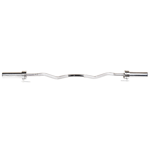Body Solid Olympic Curl Bar Chrome – Target Your Arms with Precision and Comfort