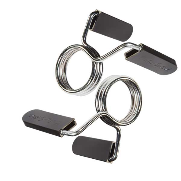 Body Solid Olympic Spring Collar Pair – Secure Your Weights with Heavy-Duty Spring Clips
