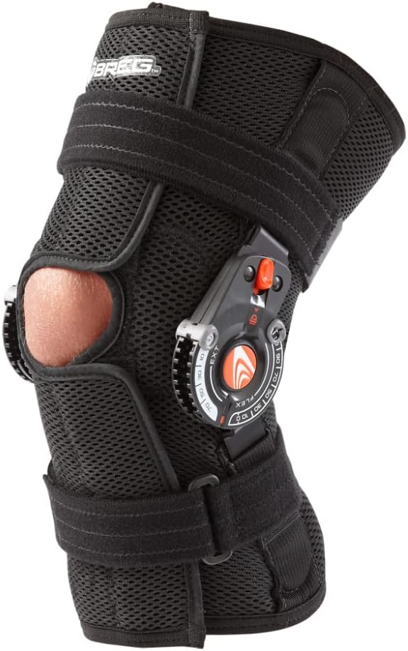 Breg Recover Knee Brace Airmesh Open Back Wraparound - Short - for Daily Knee Support and Stability