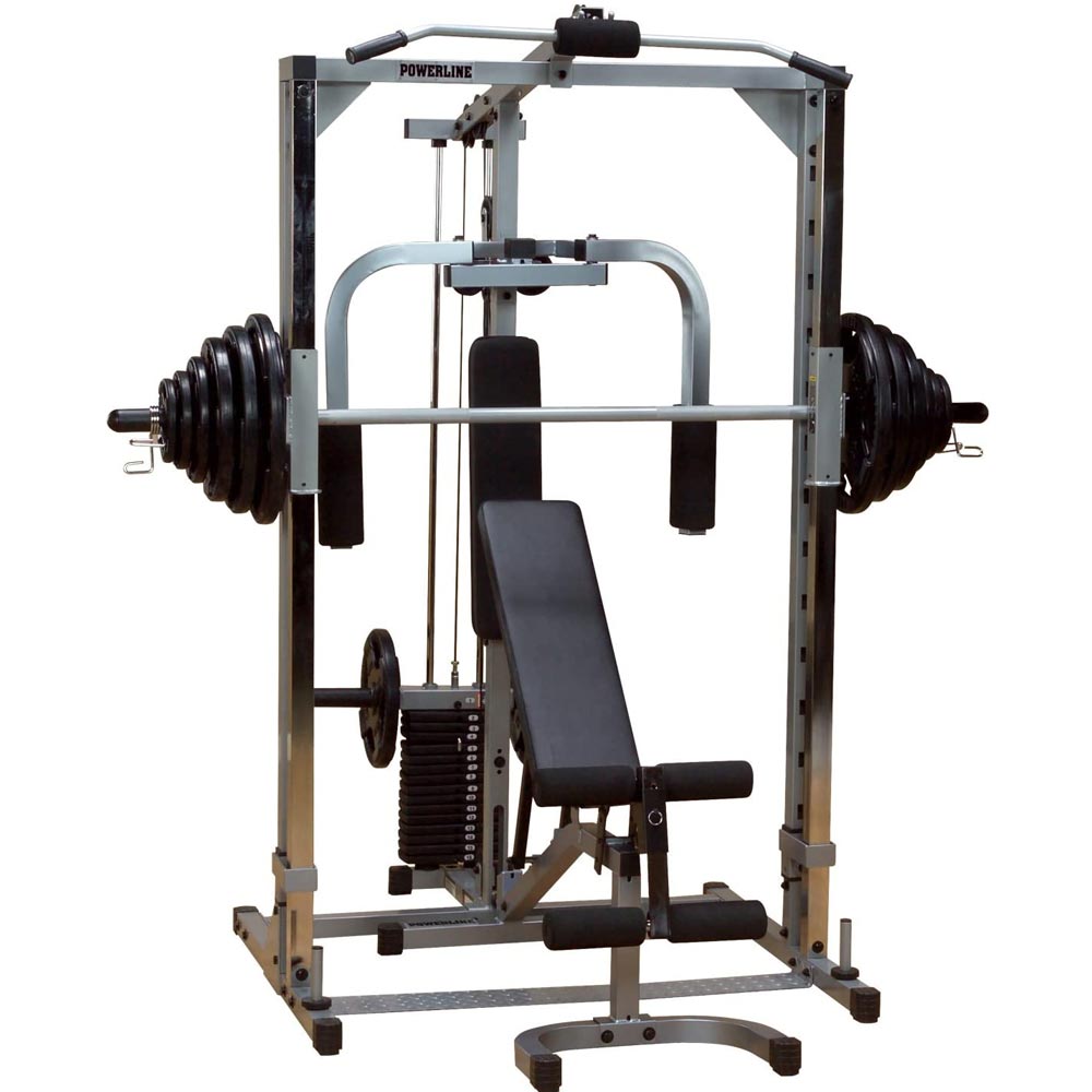 Body-Solid Powerline Smith Gym System – Complete Home Gym for Full-Body Strength Training