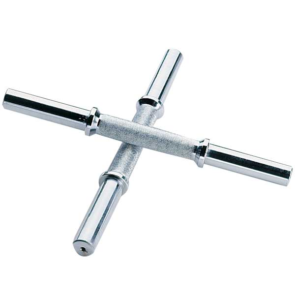 Body-Solid Solid Dumbbell Handle – Rugged Strength and Premium Control in One Dumbbell Bar