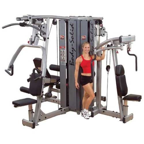 Body-Solid Pro Dual Modular 4-Stack Gym System (Base Unit) – The Ultimate Multi-Station Strength Training Equipment for Home & Commercial Gyms