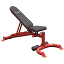 FLAT/INCLINE/DECLINE BENCH RED FRAME: Versatile & Durable for Full-Body Workouts