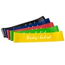 Body-Solid Mini Loop Bands, 5 pack, Retail Packaging