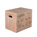 Body-Solid 3 Way Wooden Plyo Box, 20", 24", 30"