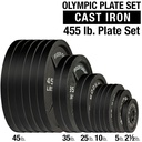 Body-Solid 455 LB Cast Oly Set
