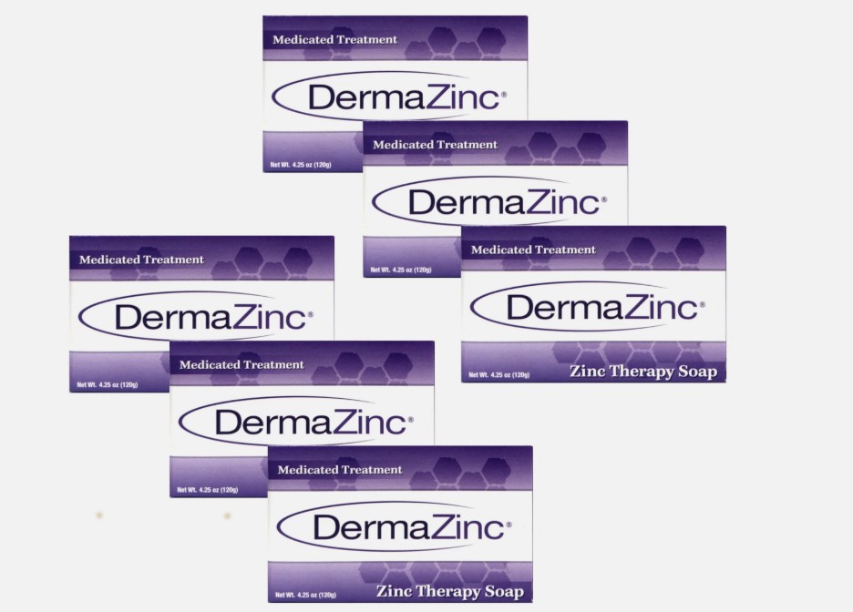 DermaZinc Zinc Therapy Soap Bar - 4.25 oz - 6PACK