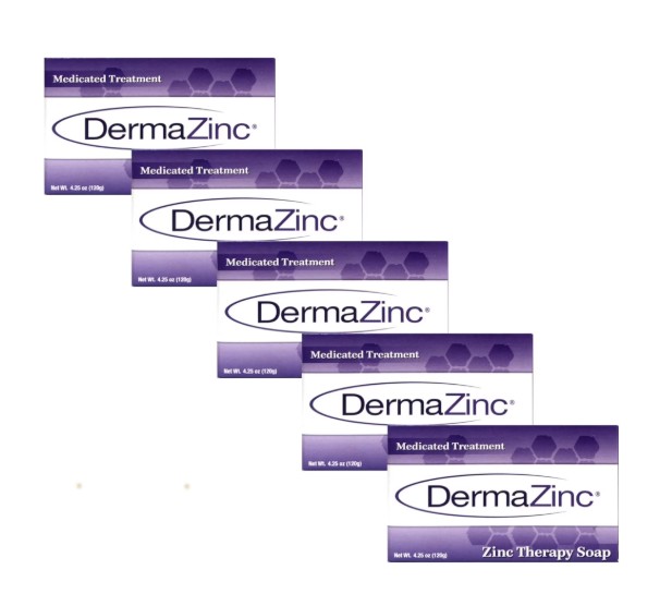 DermaZinc Zinc Therapy Soap Bar - 4.25 oz - 5PACK
