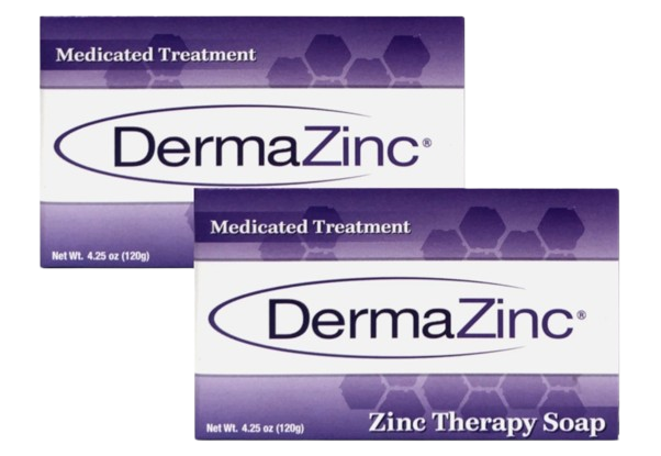 DermaZinc Zinc Therapy Soap Bar - 4.25 oz - 2PACK