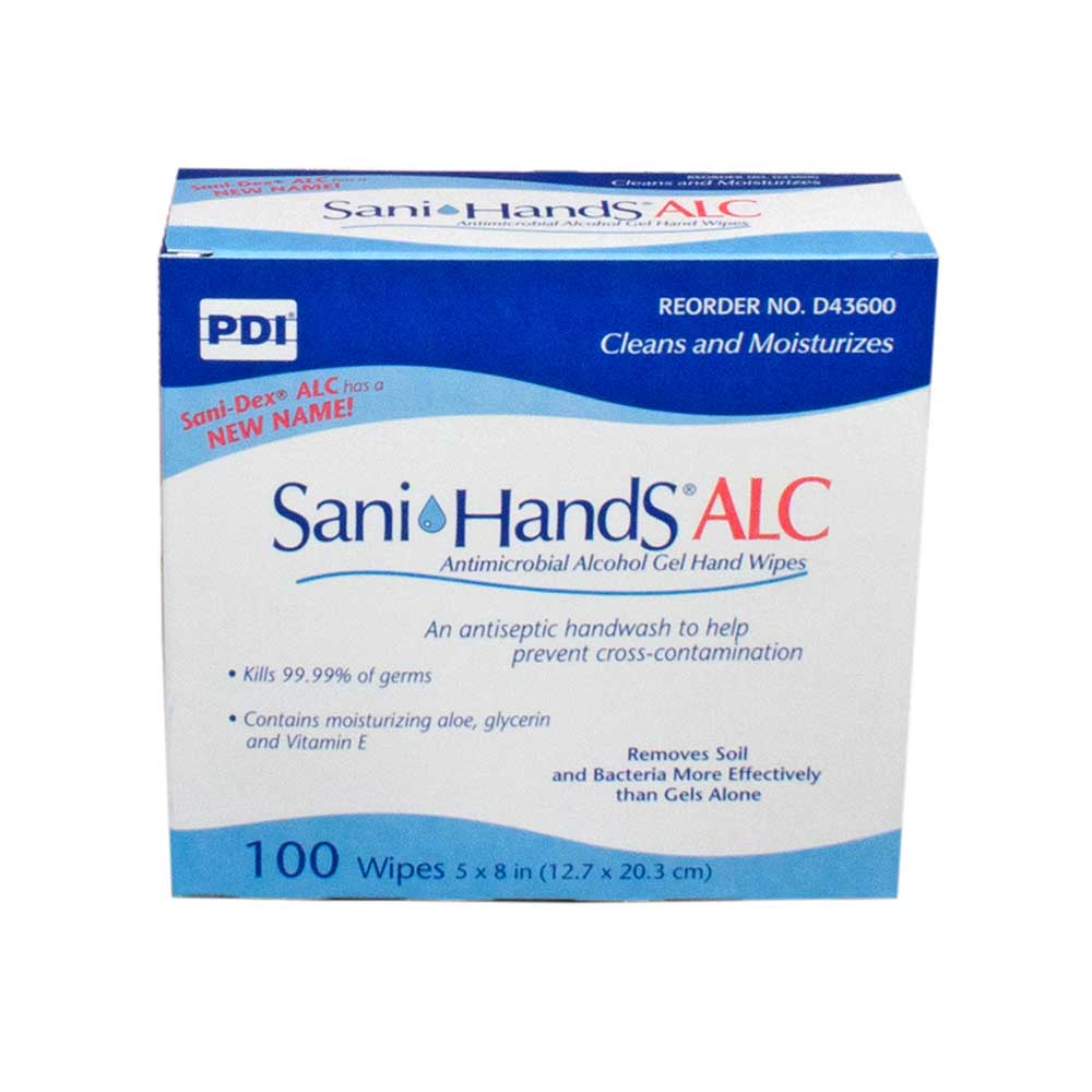 Dynarex Sani-Hands ALC Individual Packets 100/Box