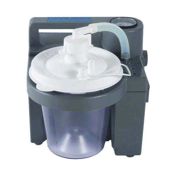 DeVilbiss Homecare Portable Suction Machine with Rechargeable Battery | Compact and Efficient Suction for Home Use