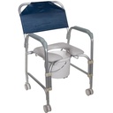 Drive Medical Lightweight Portable Shower Commode Chair with Casters – Comfort, Mobility, and Versatility for Everyday Use
