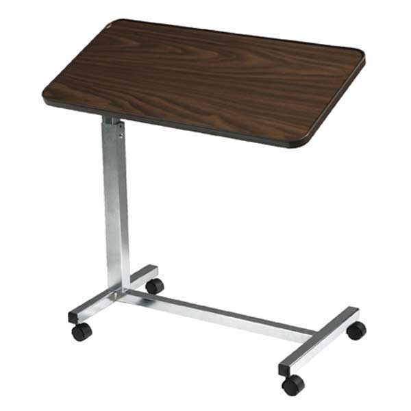 Drive Medical Tilt Top Overbed Table – Adjustable Surface for Comfort and Convenience in Bed