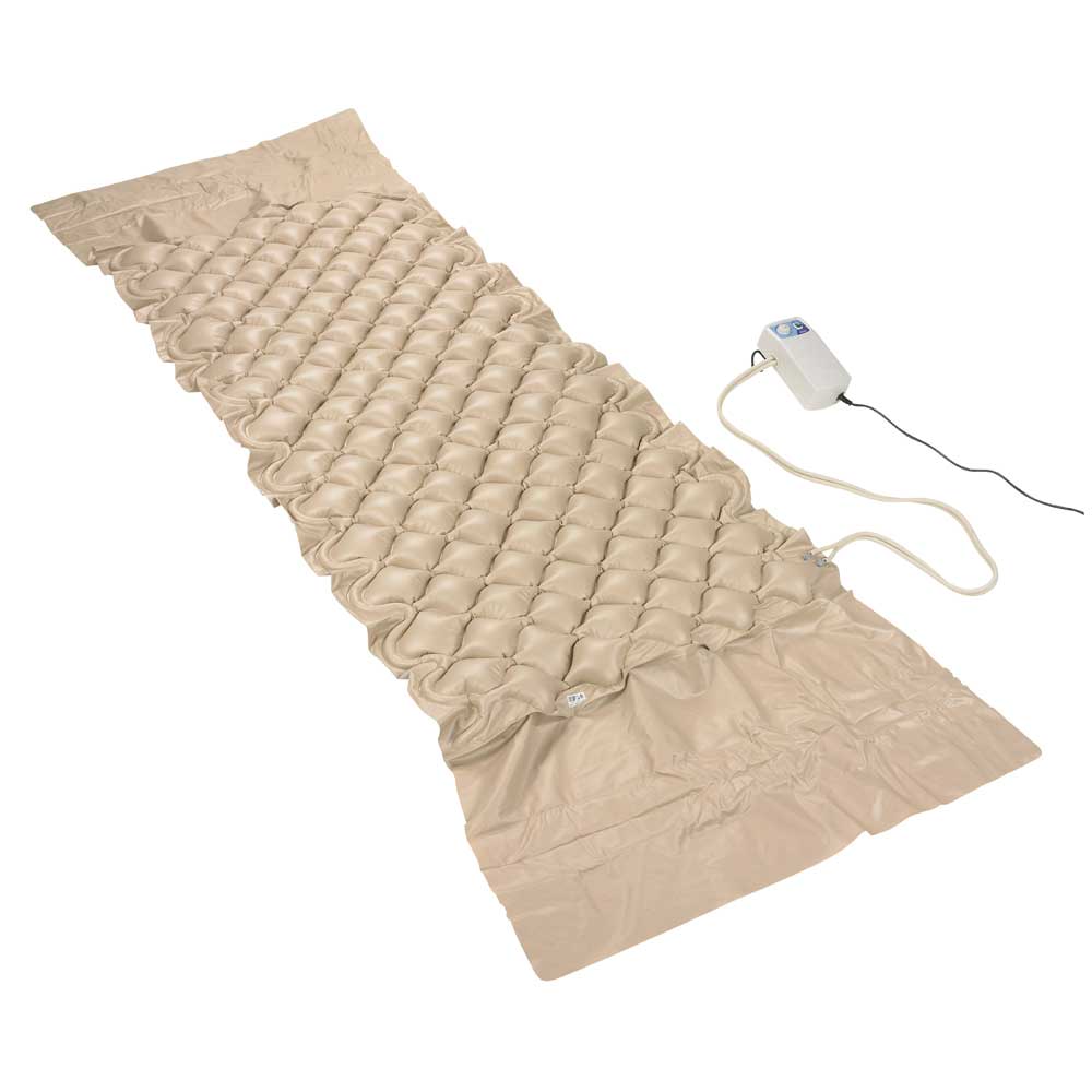 Drive Medical Med Aire Pump-Pad Variable Pressure-End Flaps â€“ Ultimate Pressure Relief for Bedridden Patients