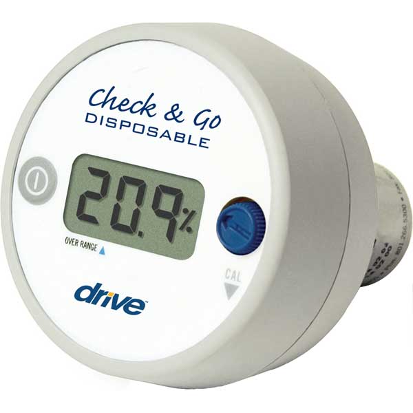 Drive Medical O2 Analyzer with 3 Digit LCD Display – Precise Oxygen Monitoring for Healthcare Professionals