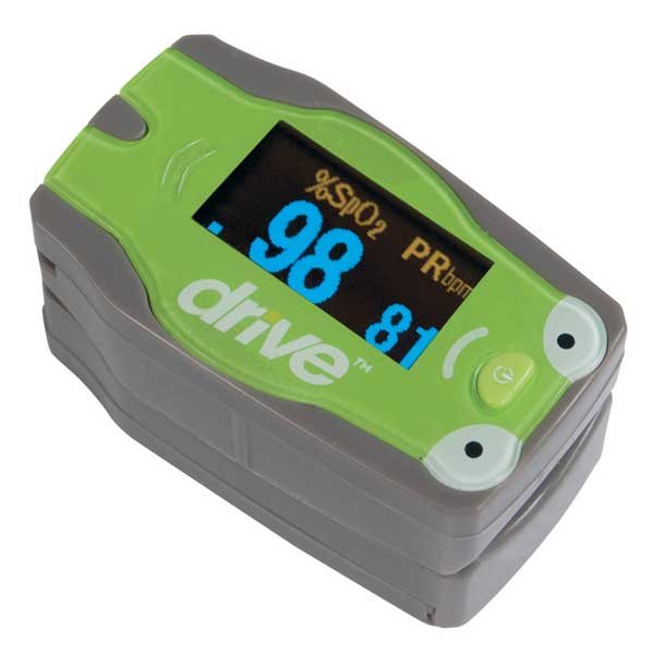 Drive Medical Pediatric Pulse Oximeter – Accurate and Comfortable Oxygen Monitor for Children