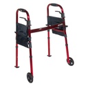 Drive Medical Portable Folding Travel Walker with 5-Inch Wheels – Compact & Lightweight for Ultimate Convenience