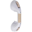 Drive Medical Suction Cup Grab Bar White and Beige – 12 Inch Non-Slip Grab Bar for Bathroom and Shower Safety