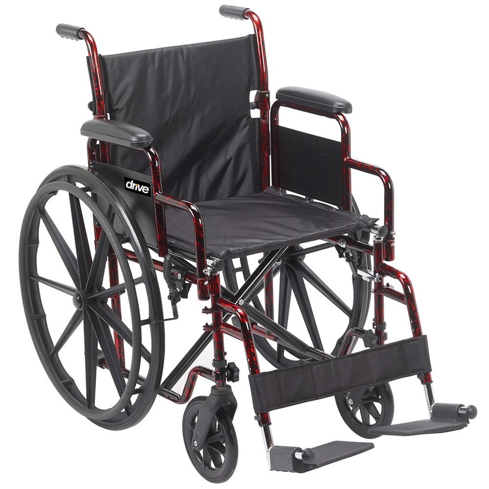Drive Medical Rebel Lightweight Wheelchair – Comfort, Portability, and Durability in One
