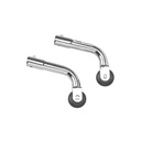 Drive Medical Anti Tippers with Wheels – Prevent Wheelchair Tipping and Enhance Stability