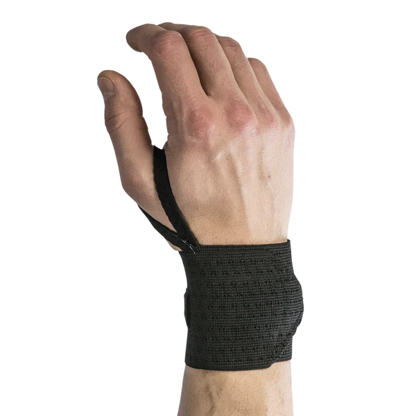  Core Products Black Elastic Wrist Wrap w/ Thumb Loop