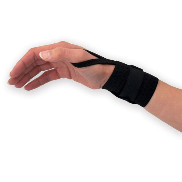  Core Products Black Elastic Wrist Wrap w/ Thumb Loop