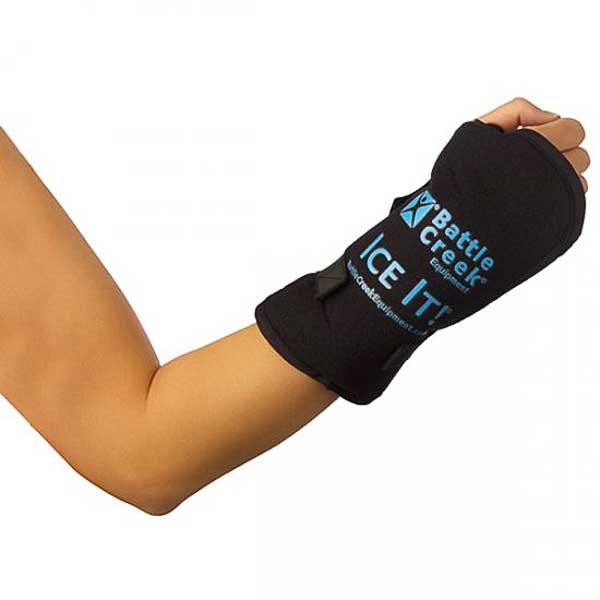 Ice It! ColdCOMFORT Wrist Wrap 4.25Inx7In Cold Pack w/ Cover