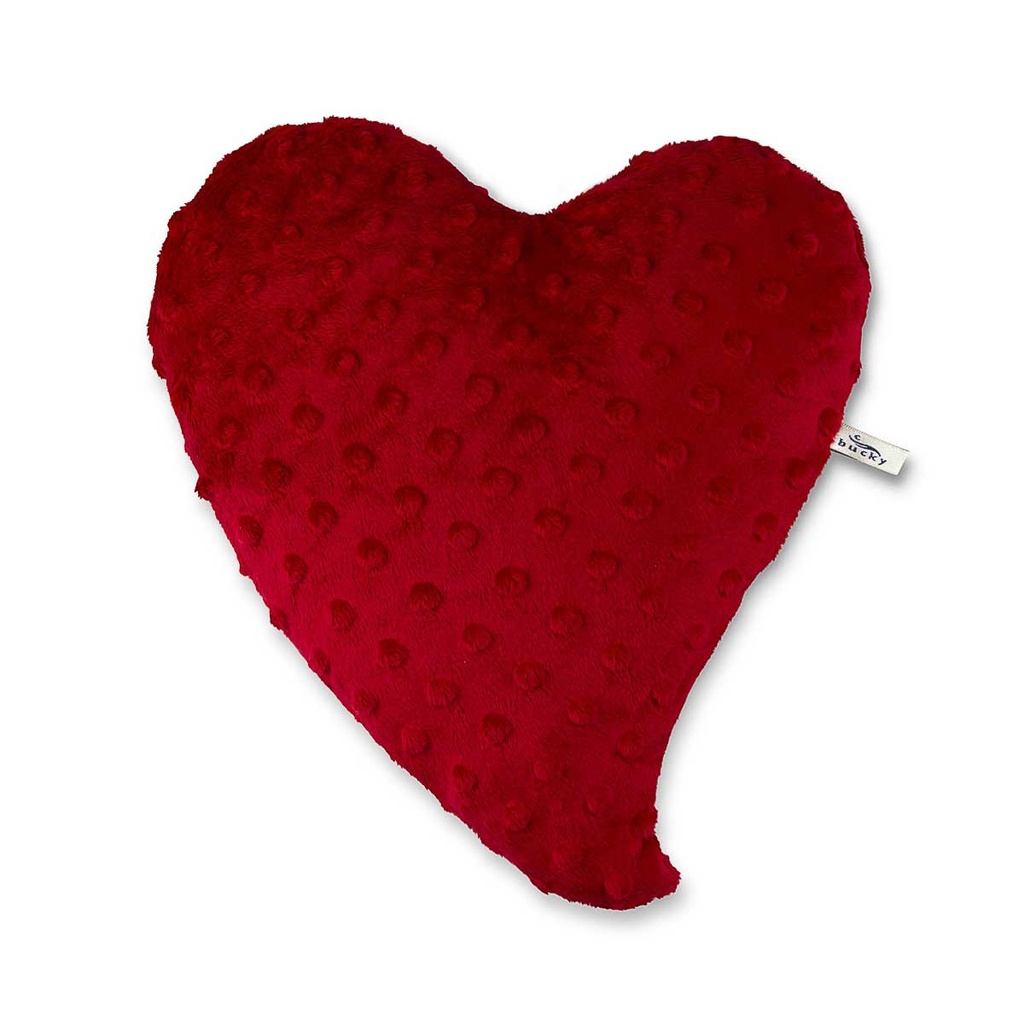  Bucky HeartWarmer Hot/Cold Heart Pillow Red