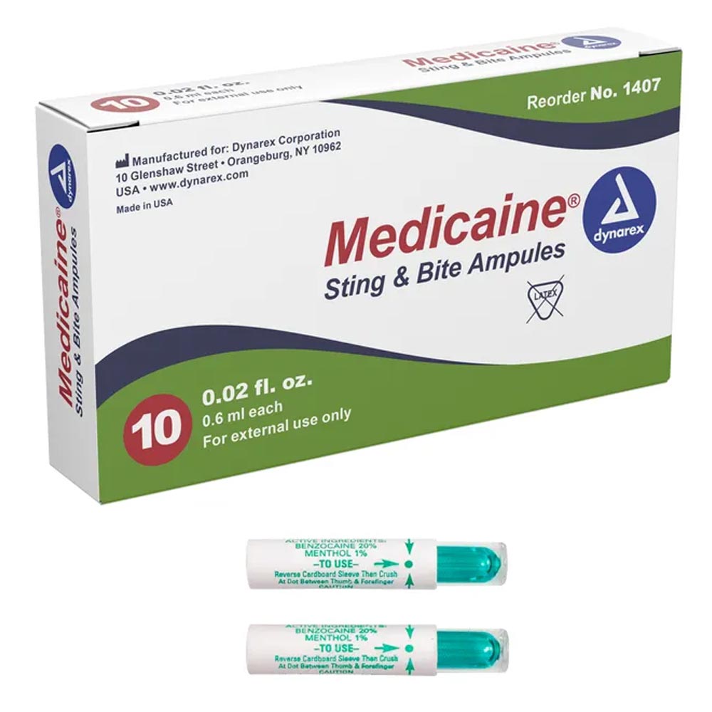 Dynarex Medicaine Insect Bite (Ampule) 6cc -10/Box