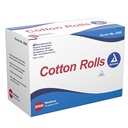 Dynarex Dental Cotton Rolls Non-Sterile #2 Medium – Absorbent, Soft & Reliable for Dental Procedures - (2000/Box)