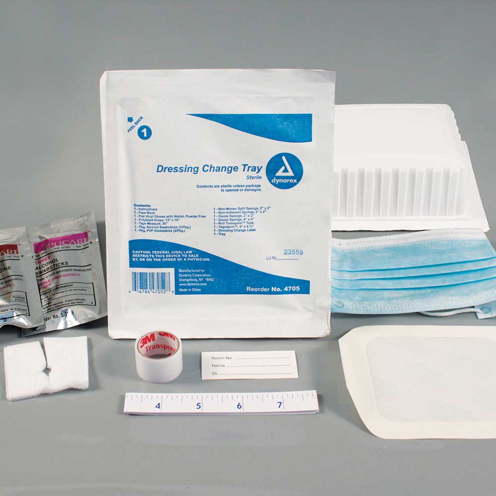 Dynarex Dressing Change Tray Sterile 20/Case