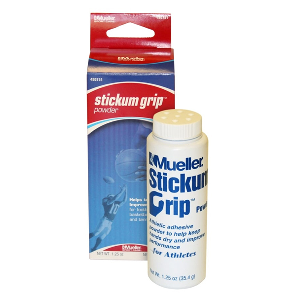 Mueller Stickum Grip Powder – 1.25 oz Shaker for Enhanced Grip & Athletic Control