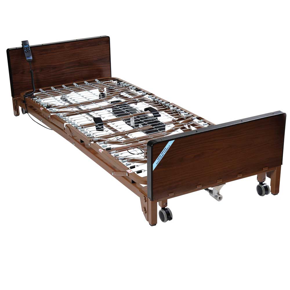 Drive Medical Delta Ultra Light Low Bed-Half Rail-Thera – Adjustable ...