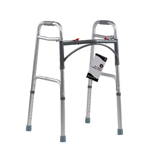 [10160] Dynarex Adult Two Button Folding Walker