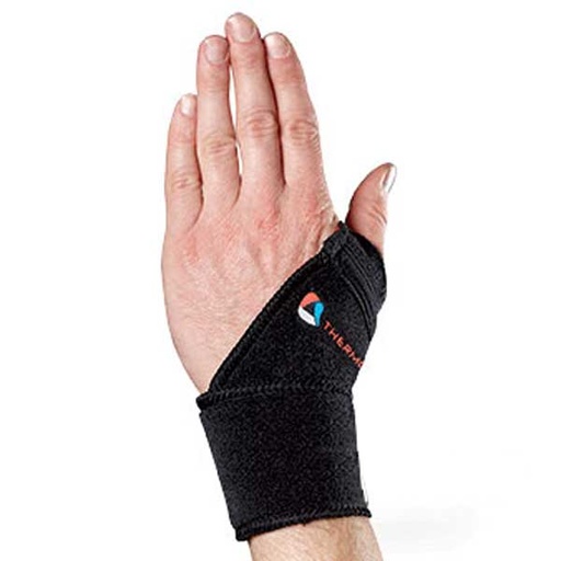[80791] Thermoskin Black Sport Wrist Wrap