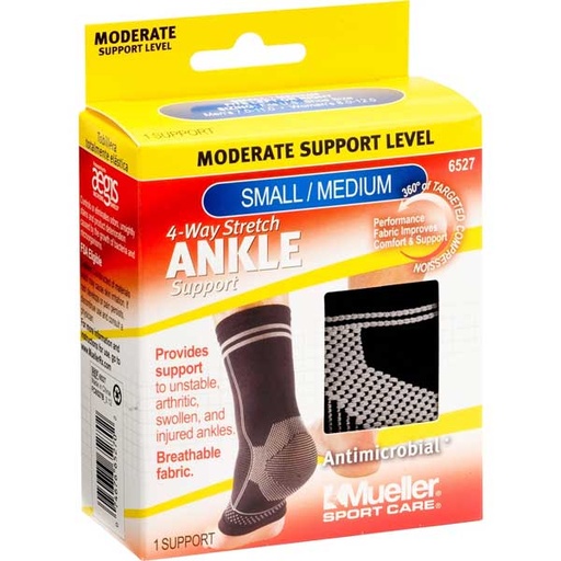[MUE-6528-OB]  Open Box Mueller 4-Way Stretch Ankle Support-Large/X-Large
