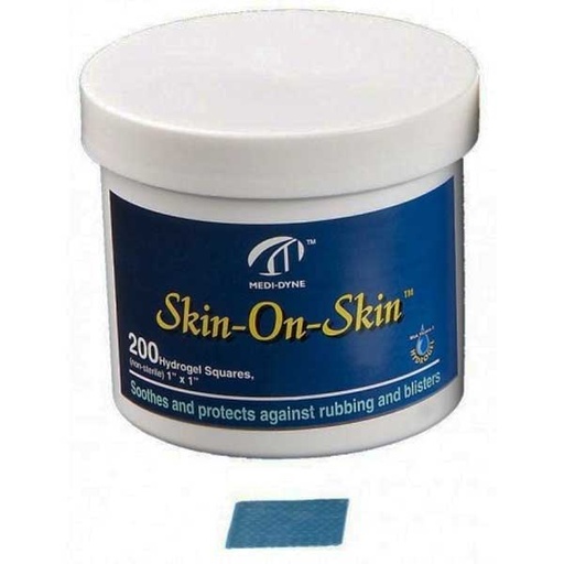 [SOS1200]  Medi-Dyne Skin-On-Skin 1 Inch Square (Jar of 200)