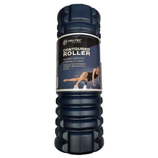 [PTFM-Cntr-SteelBlue]  Pro-Tec Contoured High Density Foam Roller