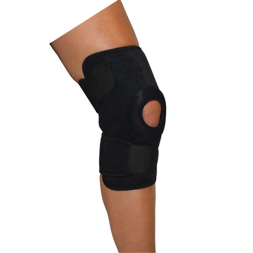 [BK5440] Universal Knee Brace w/ Open Patella 3 Closures 10 Inch long