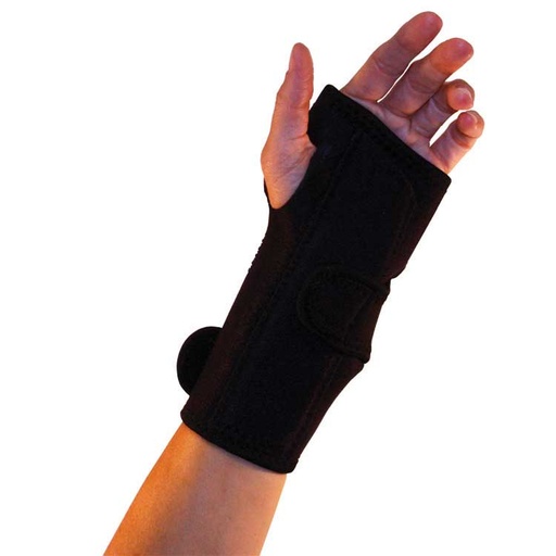 [BW1832] Universal Wrist Brace Ambidextrous Black with 7.25 In Strap
